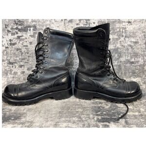 Corcoran Men 5 Field Boot Black Leather Jump Paratrooper  Military Goth Tactical